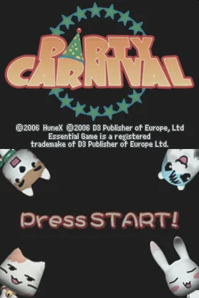 Party Carnival (Europe) screen shot title